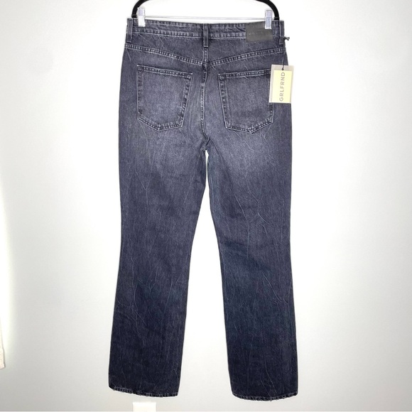 NWT Grlfrnd The Melanie High Rise Boot Cut Jeans Rigid In Noho Black Size 31 - Picture 6 of 10